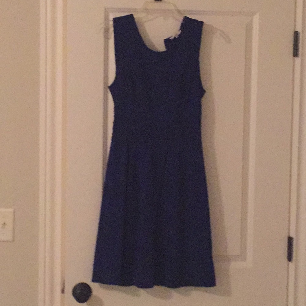 Royal blue tank dress